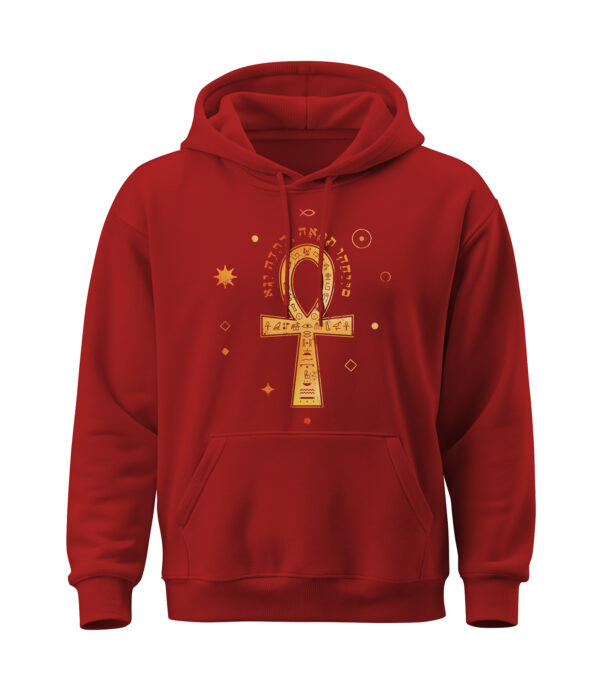 Sudadera Ankh Roja