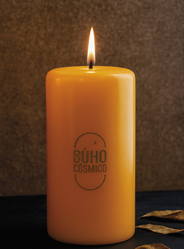 Vela Naranja Grande